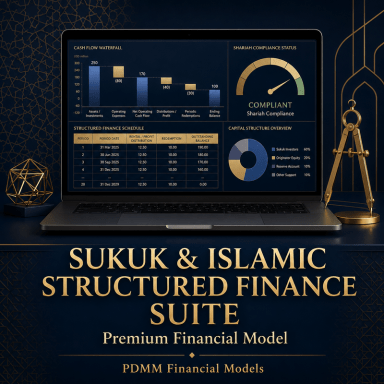 Sukuk & Islamic Structured Finance Suite – Premium AAOIFI-Aligned Financial Model