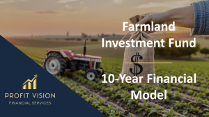 Farmland Investment Fund – 10 Year Financial Model