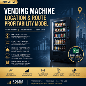 Vending Machine Profitability, Location & Route Model
