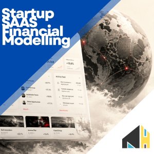 Startup SAAS Financial Model with Discounted Cash Flow (DCF) Valuation + IPO