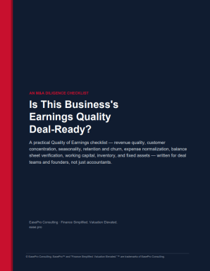 How to Assess if a Business’s Earnings Quality Is Deal-Ready