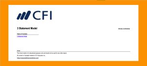 3 Statement Model Template and Guide