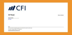 DCF Model Template with IRR