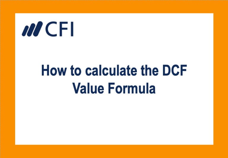 How to Calculate the DCF Terminal Value Formula Eloquens