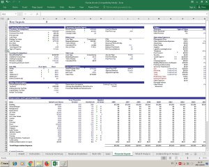 Real Estate Excel Financial Model for Valuation of Hot Weather Property
