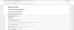 Python for Audit Testing (Valuation)