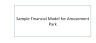 Theme Park/ Snow Park/ Water Park Excel Financial Model Template