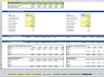 Three Statement Financial Excel Model and Valuation Template