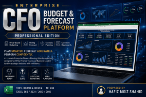 Enterprise CFO Budget & Forecast Platform in Excel | FP&A | Budgeting | Rolling Forecast | Scenario Planning | Financial
