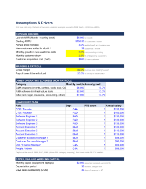 SaaS Startup Financial Model — 5-Year Monthly Plan (Excel Template, Investor-Ready)