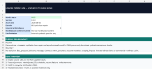 Synthetic YTD Close Repair Case Study