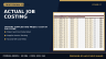 Construction Project Costing & Cash Flow System in Excel | BOQ | WIP | Job Costing | 13-Week Cash Flow