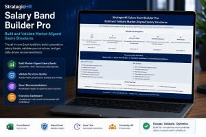 Salary Band Builder Excel Template | Pay Structure, Market Pricing & Compensation Analysis HR Toolkit