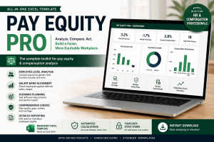 Pay Equity Pro – Compa-Ratio Analysis and Compensation Risk Dashboard