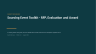 Strategic Sourcing Event Toolkit — RFP Templates, Weighted Evaluation Matrix, TCO Calculator, Debrief Script