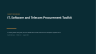 IT, Software, Cloud and Telecom Procurement Toolkit — SaaS Pricing, Software TCO, Uplift Clause Library