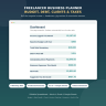 Freelancer Business Planner – Budget, Debt, Clients & Taxes Excel Template