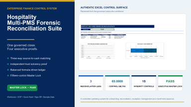 Hospitality Multi-PMS Booking-to-Ledger & Cash Flow Forensic Reconciliation Suite