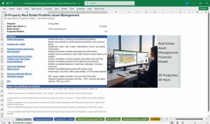 20-Year Institutional-Grade Real Estate Asset Management Financial Model