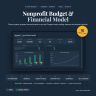 Nonprofit 5 Year Budget and Financial Model: Dashboard, 3 Statements, Program Costs, Staffing