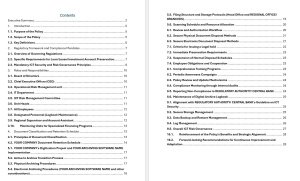 Enterprise Records Retention, Archiving & Document Disposal Policy Framework
