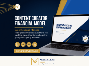 Content Creator Financial Model & Revenue Planner