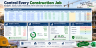 Construction Job Profit & Budget Control Dashboard | Excel Template for Contractors & Builders