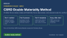 CSRD Double Materiality Method (PowerPoint toolkit, 20 slides, ESRS 1 cited)