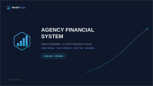 Agency Financial System — Client Profitability, P&L & 5-Year Cash Flow