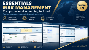 Company Credit Screening Excel Model – Financial Analysis, Ratios & Risk Dashboard