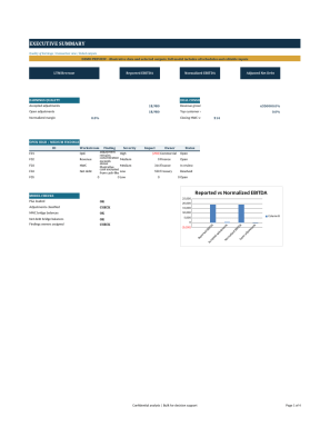 Financial Due Diligence & Quality of Earnings Model