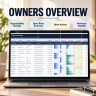 Enterprise Risk Management (ERM) Excel Template | 10-in-1 Risk Register, Dashboard, 5x5 Matrix & Action Plan