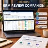 Enterprise Risk Management (ERM) Excel Template | 10-in-1 Risk Register, Dashboard, 5x5 Matrix & Action Plan