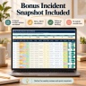 DevOps Cloud Tracker Excel Template | 10-in-1 IT Operations Dashboard, SRE Incident, Risk & Compliance