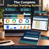 DevOps Cloud Tracker Excel Template | 10-in-1 IT Operations Dashboard, SRE Incident, Risk & Compliance