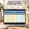AI Cost Tracker Excel Template | API Usage, SaaS Subscriptions, Budget, Spend & ROI Dashboard