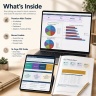 AI Adoption Tracker Excel Template | Productivity, Time Savings, Training, Risks & AI ROI Dashboard