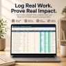 AI Adoption Tracker Excel Template | Productivity, Time Savings, Training, Risks & AI ROI Dashboard