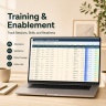 AI Adoption Tracker Excel Template | Productivity, Time Savings, Training, Risks & AI ROI Dashboard