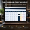 13-Week Cash Flow Forecast & CFO Dashboard Excel | AR/AP, Scenario Planning, Runway & Management Report