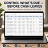 13-Week Cash Flow Forecast & CFO Dashboard Excel | AR/AP, Scenario Planning, Runway & Management Report