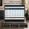 Hotel & Boutique Hotel 5-Year Financial Model Excel | Occupancy, ADR, RevPAR, Break-Even, Cash Flow & Investor Deck
