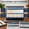 Hotel & Boutique Hotel 5-Year Financial Model Excel | Occupancy, ADR, RevPAR, Break-Even, Cash Flow & Investor Deck