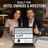 Hotel & Boutique Hotel 5-Year Financial Model Excel | Occupancy, ADR, RevPAR, Break-Even, Cash Flow & Investor Deck