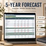 Property Management Company 5-Year Financial Model Excel | Units, Fee Revenue, Cash Flow, Break-Even, Scenarios & Invest