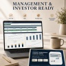 Property Management Company 5-Year Financial Model Excel | Units, Fee Revenue, Cash Flow, Break-Even, Scenarios & Invest