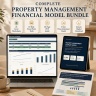 Property Management Company 5-Year Financial Model Excel | Units, Fee Revenue, Cash Flow, Break-Even, Scenarios & Invest
