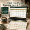Restaurant 5-Year Financial Model Excel | Three-Statement Forecast, Break-Even, Scenarios, Cash Flow & Investor Deck