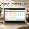 Restaurant 5-Year Financial Model Excel | Three-Statement Forecast, Break-Even, Scenarios, Cash Flow & Investor Deck