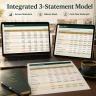 Restaurant 5-Year Financial Model Excel | Three-Statement Forecast, Break-Even, Scenarios, Cash Flow & Investor Deck